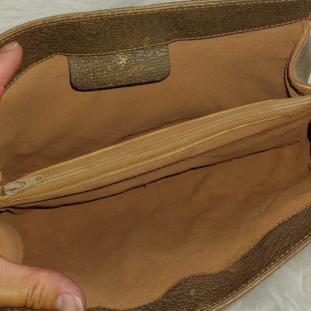 Authentic Vintage Gucci GG Monogram Supreme Sherry Web Ophidia Crossbody Bag - Picture 7 of 9